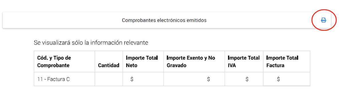Descarga comprobante monotributista AFIP